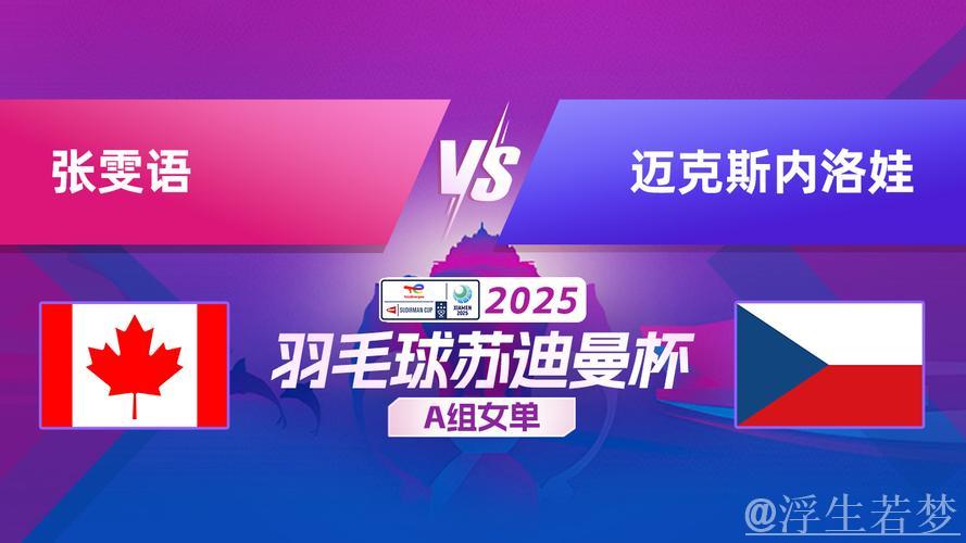 苏迪曼杯小组赛：捷克迎战加拿大