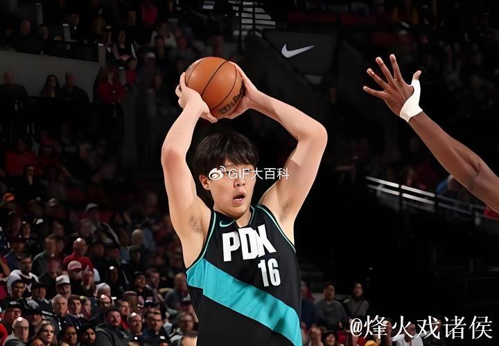 杨瀚森仅得4分，阿夫迪亚33+8+9，开拓者狂胜爵士